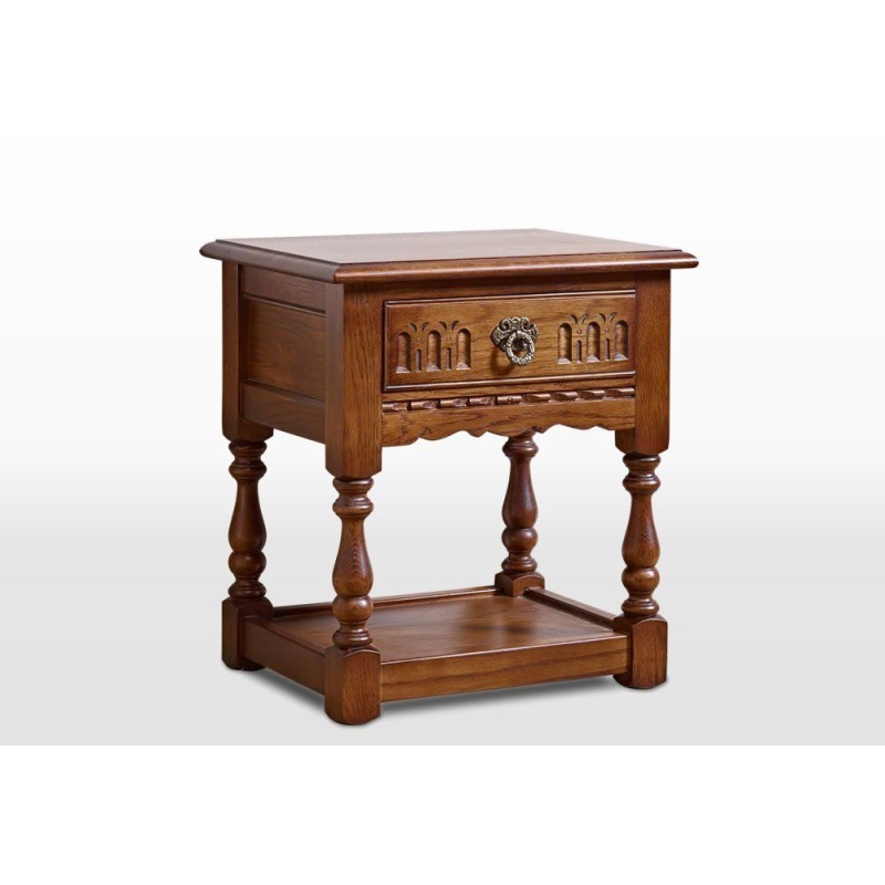 Wood Bros Old Charm Rectangular Lamp Table OC2325 - Classic Finish