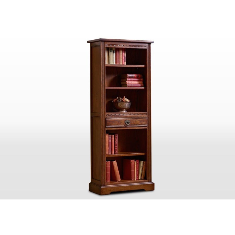 Wood Bros Old Charm Narrow Bookcase OC2794 - Traditional Finish