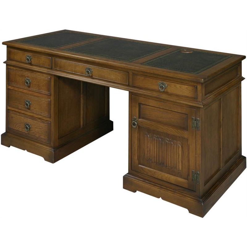 Wood Bros Old Charm Pedestal Desk (Oc2798)