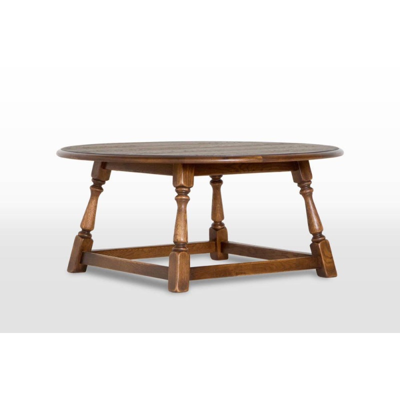 Wood Bros Old Charm Round Coffee Table OC3176 - Classic Finish