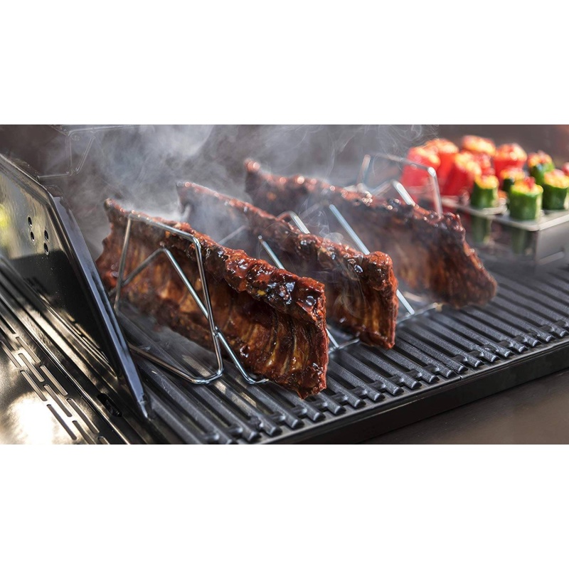 Amazon Bbq Rib Rack Holder Rib Rack For Smoking BBQ Holder Tray