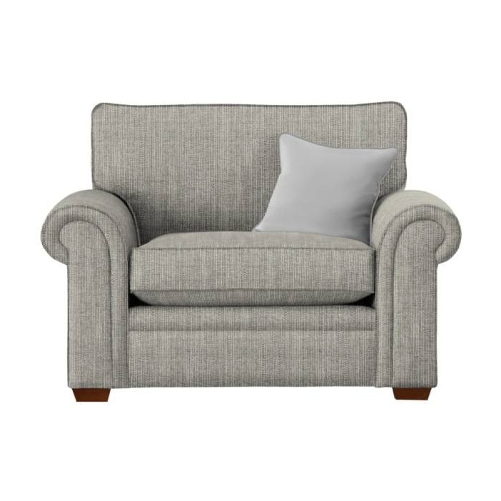 Parker Knoll Amersham Snuggler in Francesca Co-ordinate Charcoal Fabric