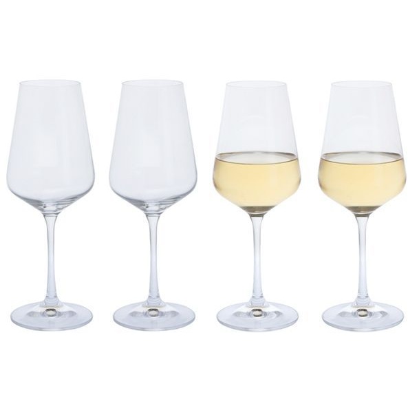 Dartington Cheers! White Wine 350Ml Set Of 4