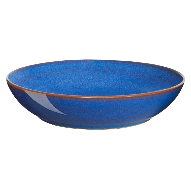 Denby Imperial Blue Coupe Pasta Bowl