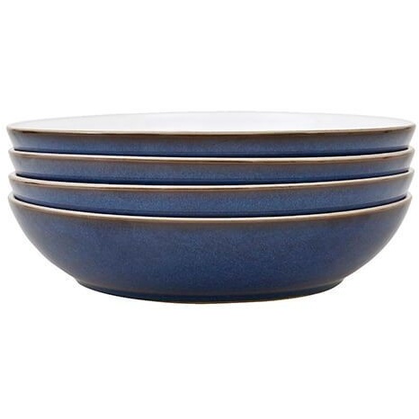 Denby Imperial Blue 4 Piece Pasta Bowl Set