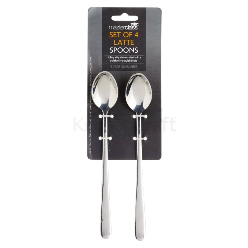 Masterclass Cream Latte Spoon Set Of 4