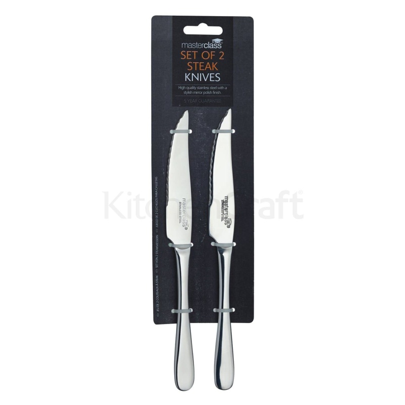 Masterclass Steak Knives Set Of 2