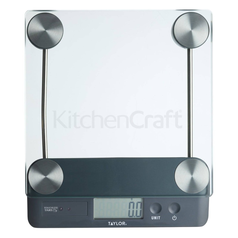 Taylor Pro Touchless Tare Glass Scale 14.4Kg