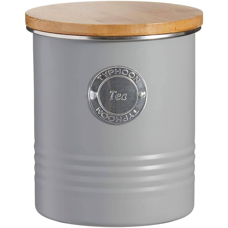 Typhoon Grey Living Tea Canister