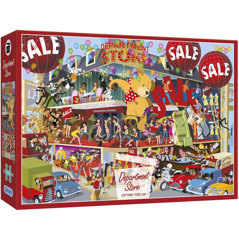 Gibsons Lifting the Lid - Department Store Jigsaw Puzzle (1000 Pieces)