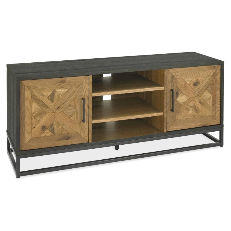 Vancouver oak discount tv unit