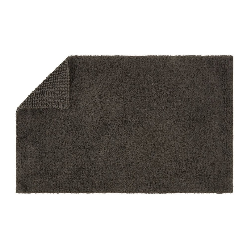Christy Supreme Reversible Bath Mat In Graphite, Cotton - Image 3