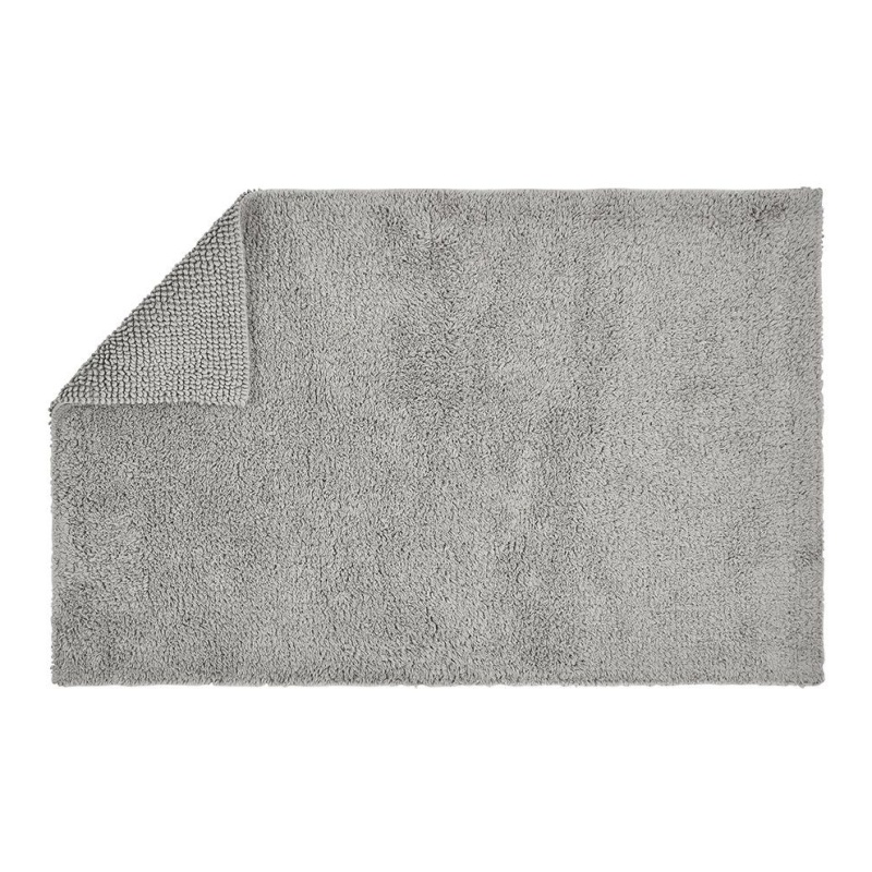 Christy Silver Supreme Reversible Bath Mat In Cotton - Image 3