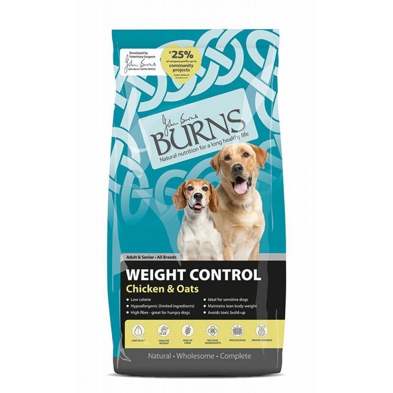 Burns Weight Control & Chicken 12Kg Dog Food