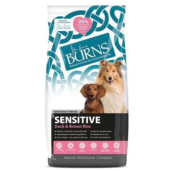 Burns Sensitive & Duck 2Kg Dog Food