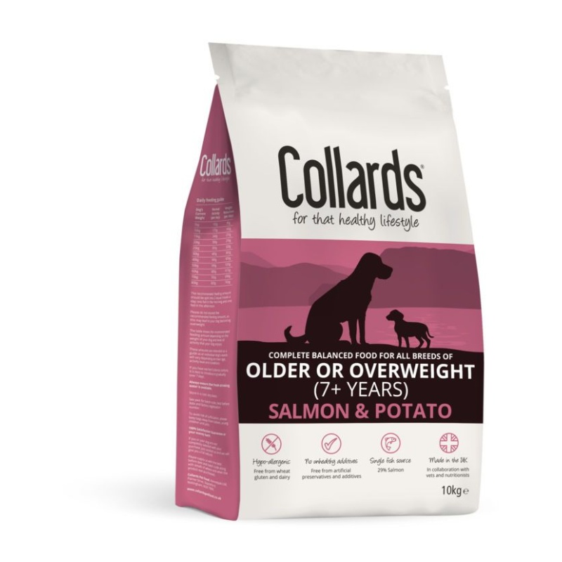 Collards Older or Overweight Salmon & Potato 10Kg Dog Food