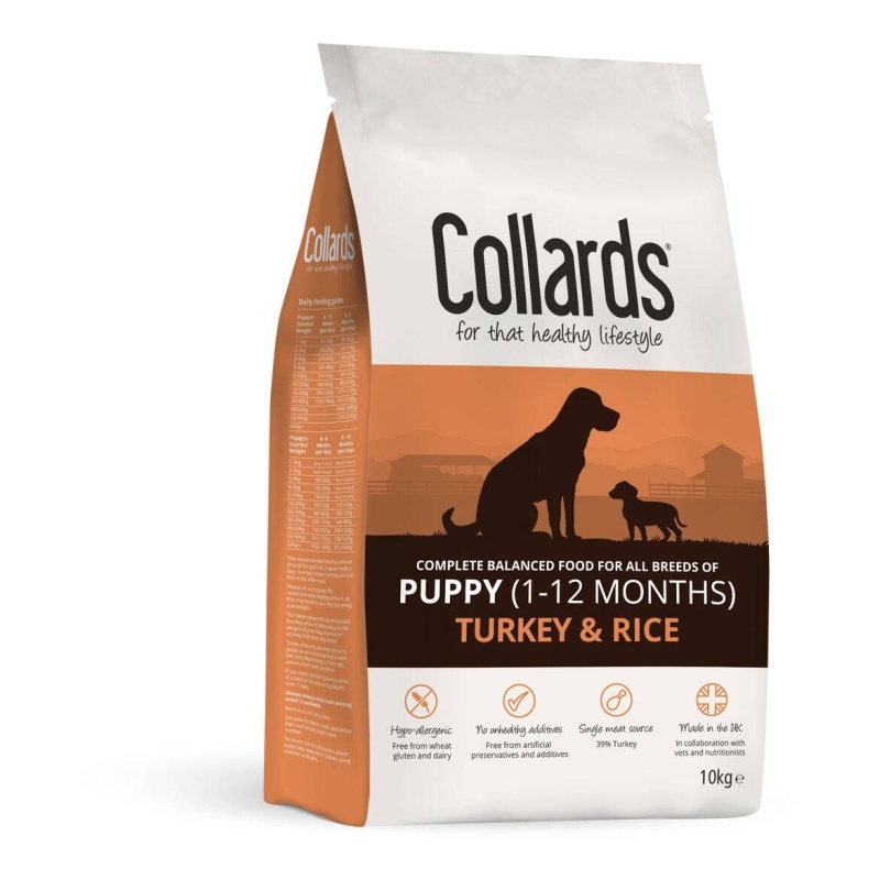 Collards Turkey & Rice Puppy 10Kg Dog Food
