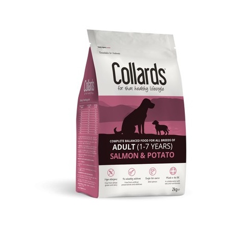 Collards Salmon & Potato Adult 2Kg Dog Food