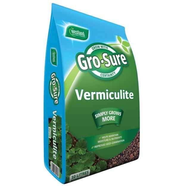Designed to retain moisture and nutrients, this Westland Gro-Sure Vermiculite is a naturally occurri