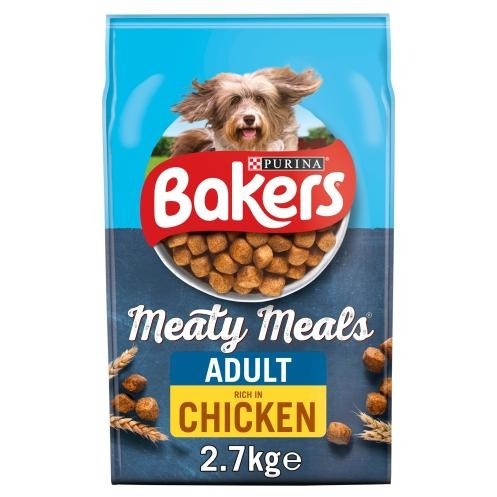 Bakers Meaty Meals Chicken 2.7Kg Dog Food