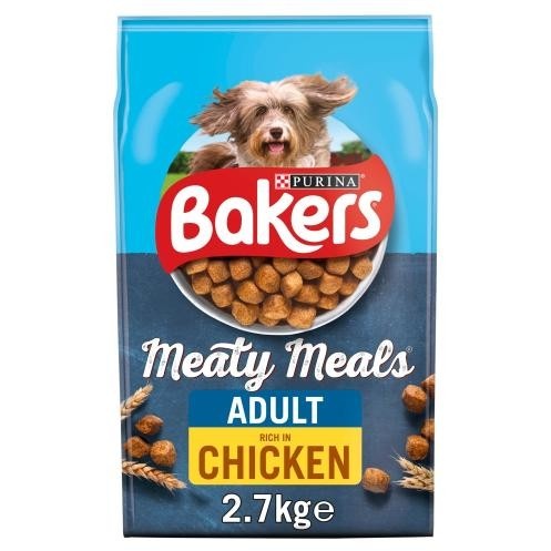 Bakers Meaty Meals Chicken Dog Food 2.7kg Downtown