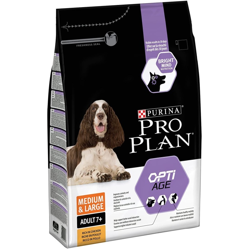 Pro Plan Medium Large Adult 7+ Chicken 3Kg Dog Food