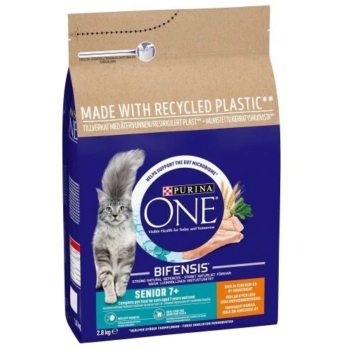 Purina Purina One Senior Dry Cat Food Chicken - 2.8kg