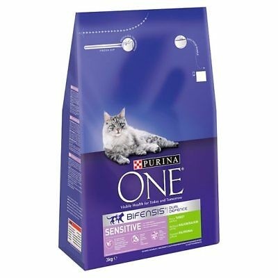 Purina One Sensitive Cat 3Kg Cat Food