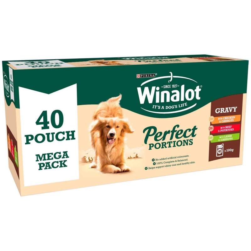 Winalot Perfect Portions Gravy 40 Pack Dog Food