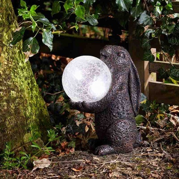 Smart Solar Hare Magic Solar Light Garden Ornament