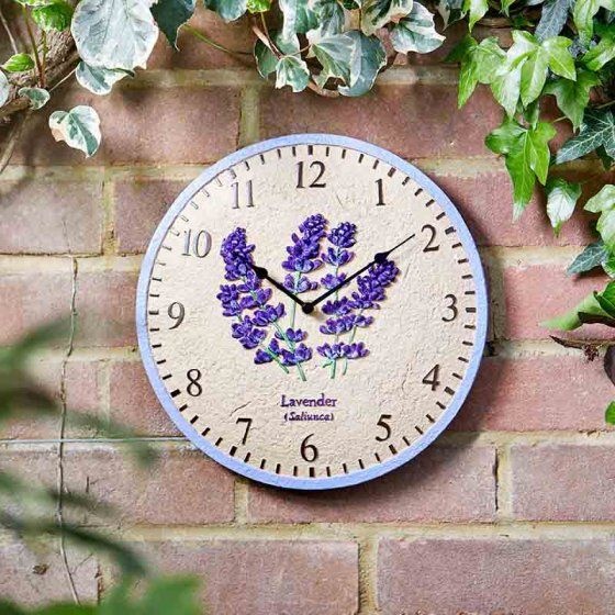 Lavender 12" Wall Clock