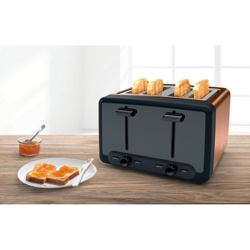 Bosch TAT4P449GB Slice Toaster Copper Downtown