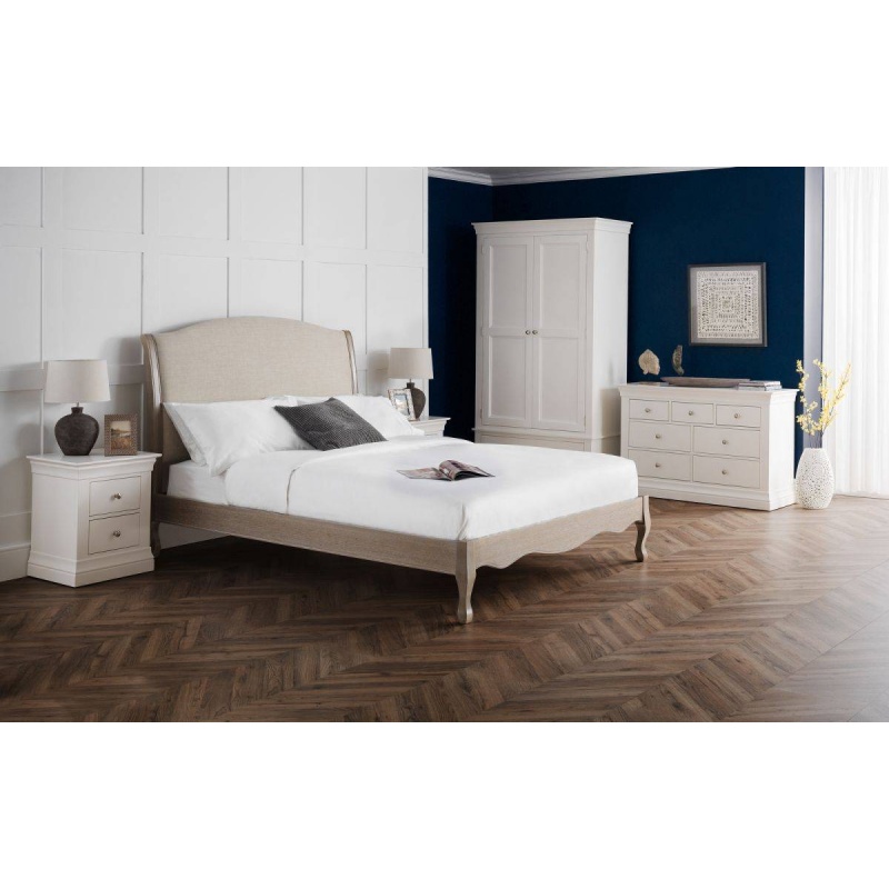 Julian Bowen Camille Bed Frame - Oatmeal Linen - King