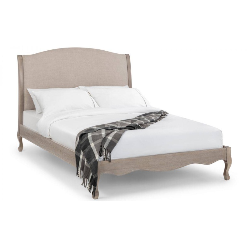 Julian Bowen Camille Bed Frame - Oatmeal Linen Cut Out