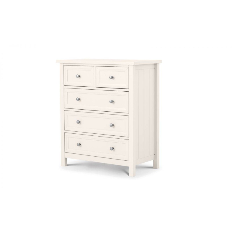 Julian Bowen Maine 3+2 Drawer Chest White