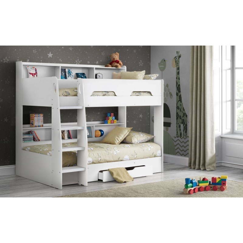Julian Bowen Grey Orion Bunk Bed - Oak