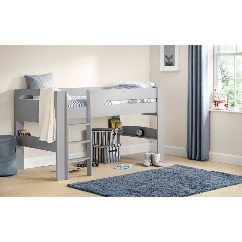 Julian Bowen Pluto Midsleeper Bed Grey