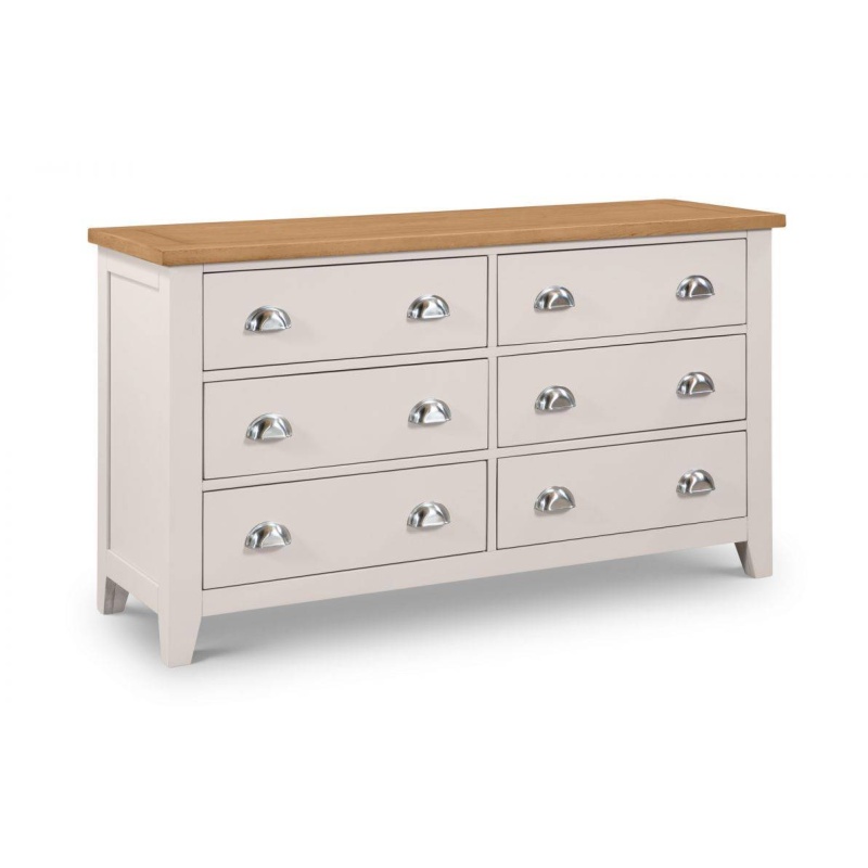 Julian Bowen Richmond 6 Drawer Wide Chest