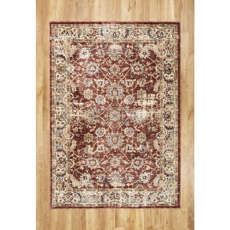 Mastercraft Alhambra Machine Made Rug -6549A -(Red)