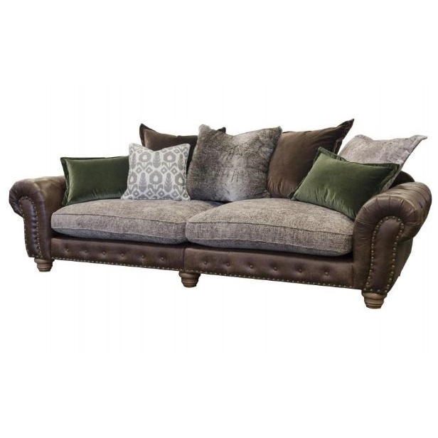 Large sofa hot sale back cushions