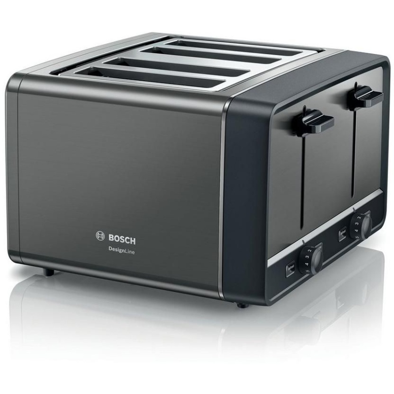 Bosch TAT5P445GB 4 Slice Toaster - Anthracite