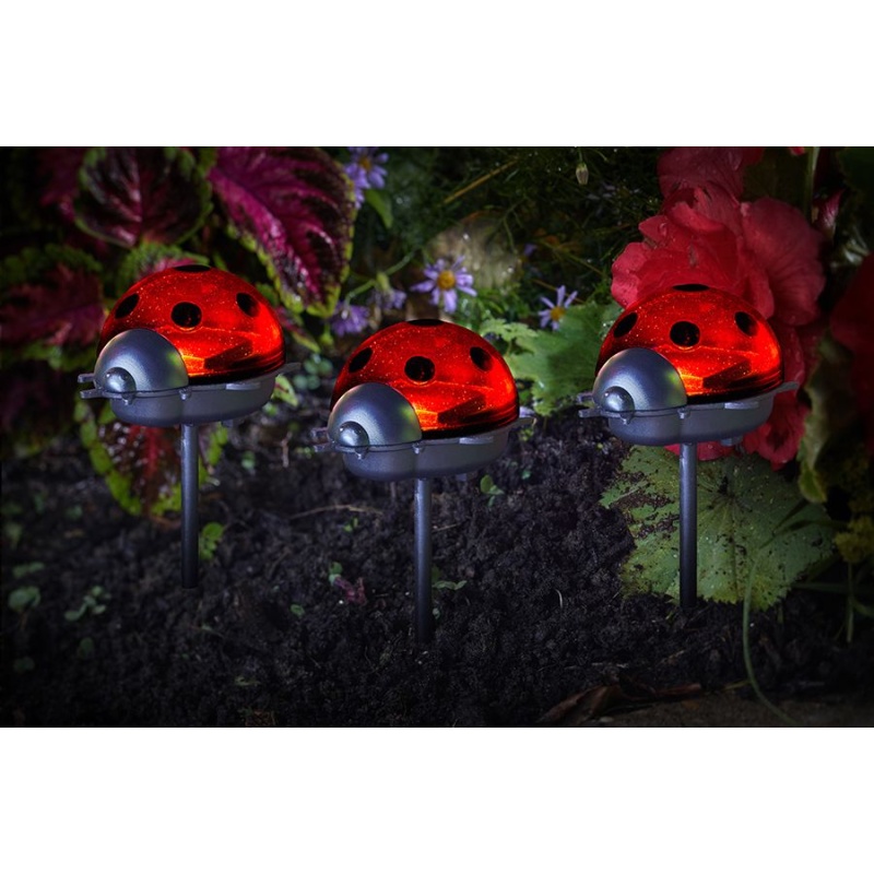 Smart Solar Ladybirds - Triple Pack