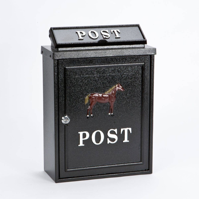 Harewood Black Horse Post Box