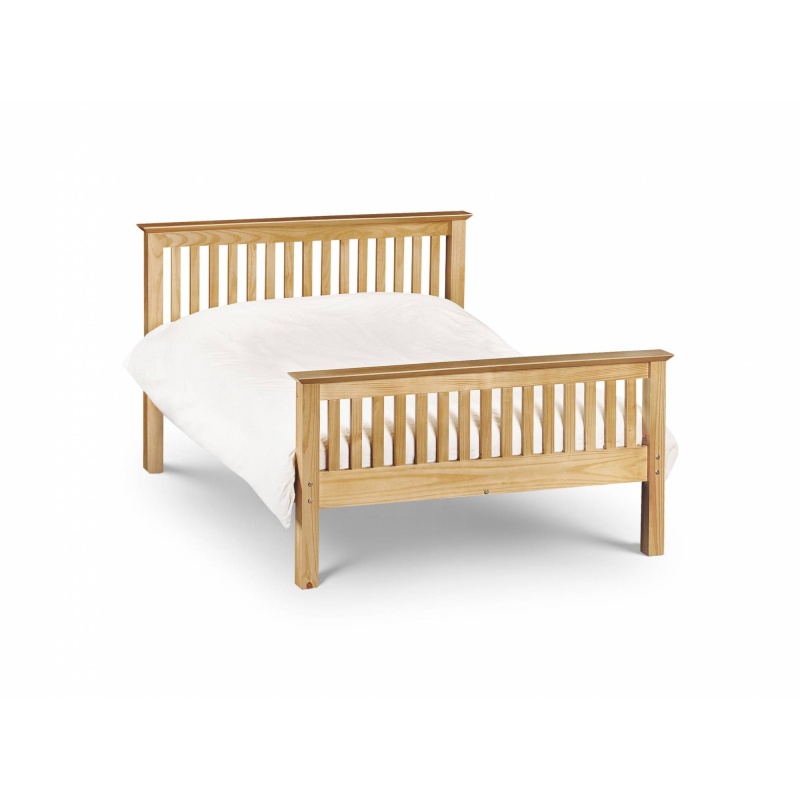 Barcelona Bed High Foot End Pine