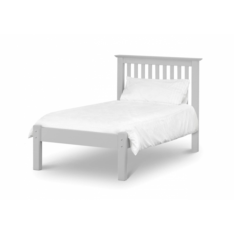 Barcelona Bed Low Foot End Dove Grey
