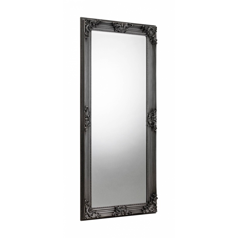 Julian Bowen Rococo Pewter Lean-To Dress Mirror