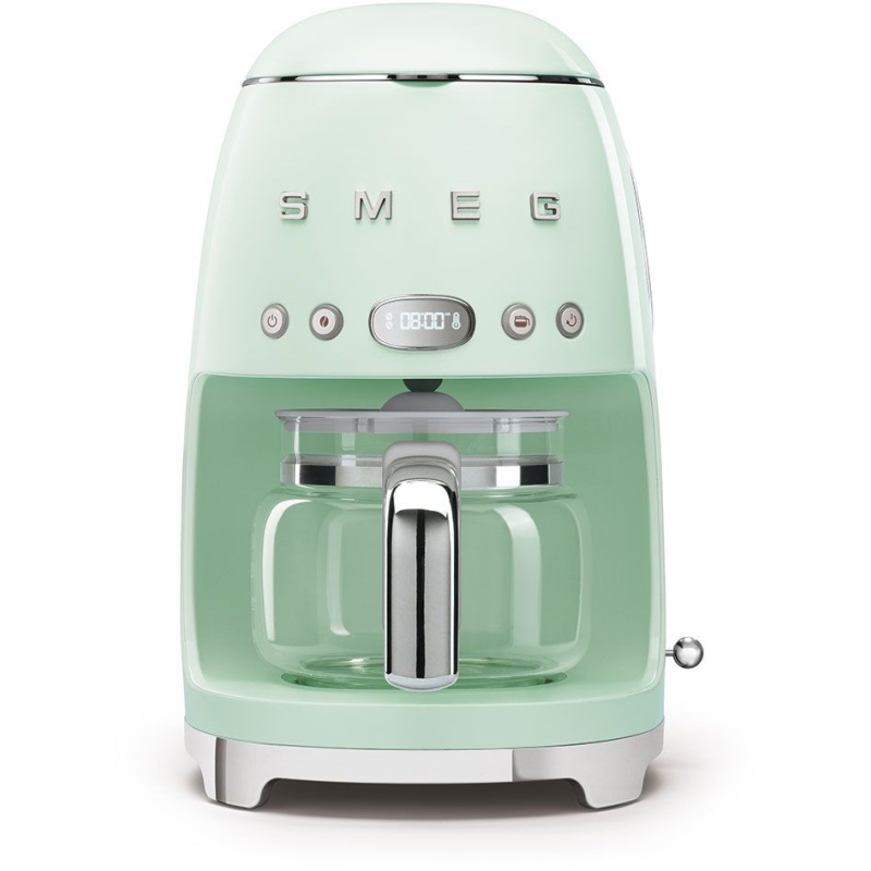 Smeg Green Dcf02pguk Drip Filter Coffee Machine - Pastel
