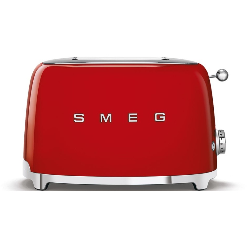 Smeg Red Tsf01rduk 2 Slice Toaster
