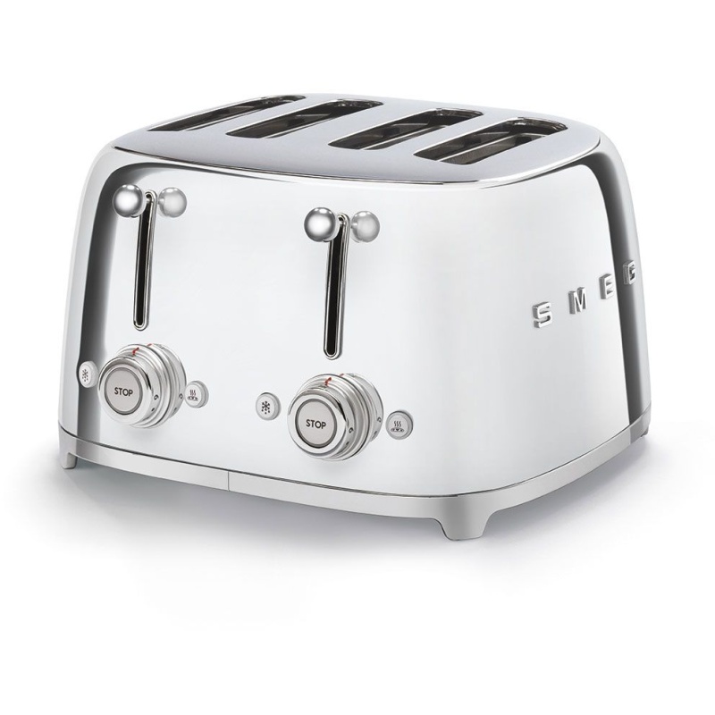 Smeg Tsf03ssuk 4 Slice Toaster - Stainless Steel