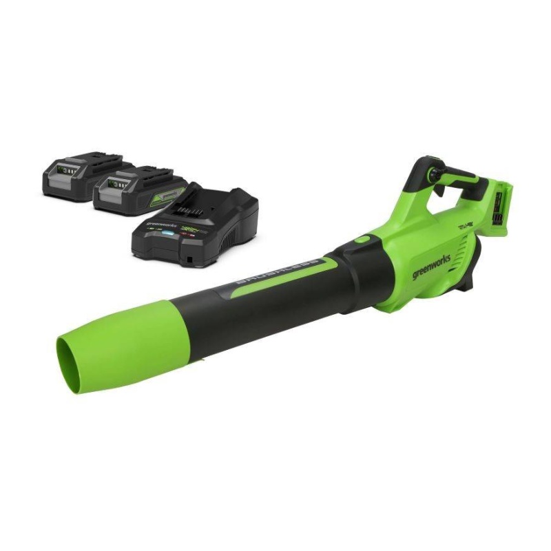 Greenworks GWG24X2ABK2X 48V (2 X 24V) Axial Blower With Batteries & Charger